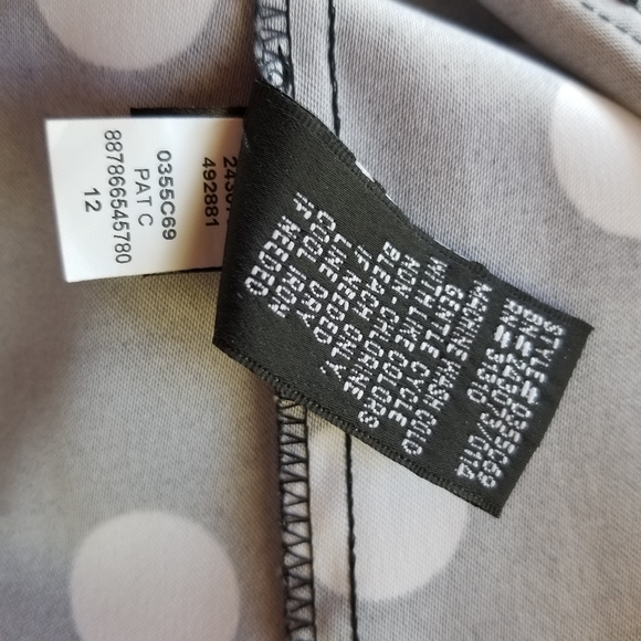 AB Studio Women's Black and White Polka Dot Dress - Picture 6 of 12